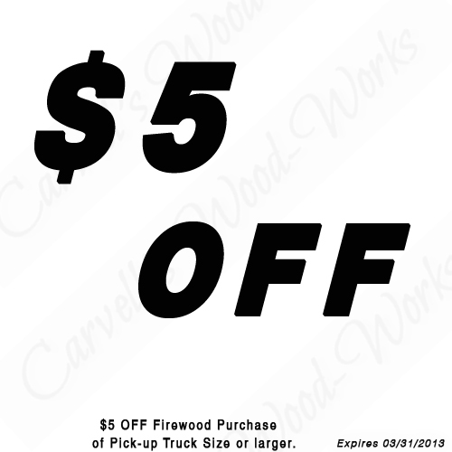 Carvells Woodworks Firewood Coupon